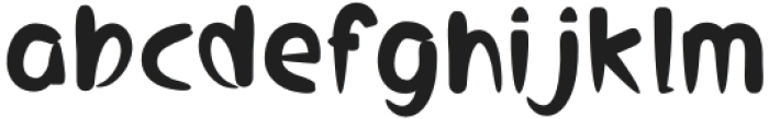 ANYAR Regular otf (400) Font LOWERCASE