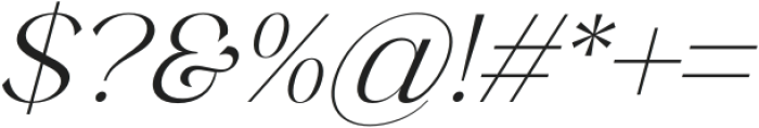 Anabae-Italic otf (400) Font OTHER CHARS
