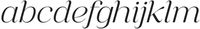 Anabae-Italic otf (400) Font LOWERCASE