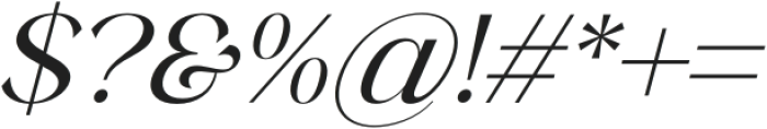Anabae Medium Italic otf (500) Font OTHER CHARS