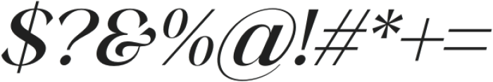 Anabae SemiBold Italic otf (600) Font OTHER CHARS