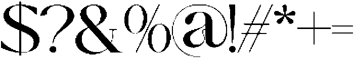 Anajem Serif otf (400) Font OTHER CHARS