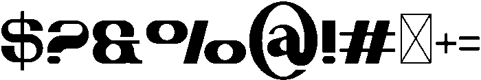 Analisa Regular otf (400) Font OTHER CHARS
