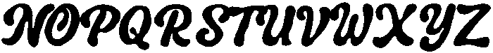Analog Dreams Bold otf (700) Font UPPERCASE