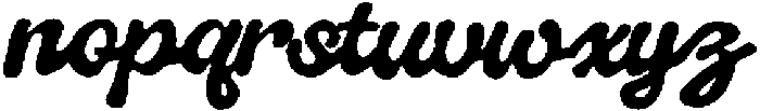 Analog Dreams Bold otf (700) Font LOWERCASE