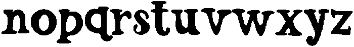 Analog Light Regular ttf (300) Font LOWERCASE
