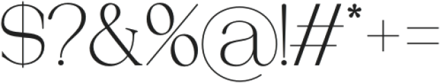 Analogi Serif Medium otf (500) Font OTHER CHARS