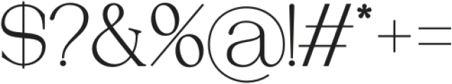 Analogi Serif Semi Bold otf (600) Font OTHER CHARS