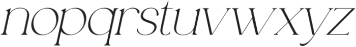 Analogi Serif Slanted otf (400) Font LOWERCASE