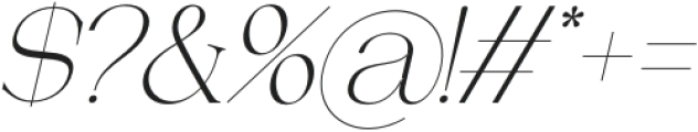AnalogiSerif-Italic otf (400) Font OTHER CHARS
