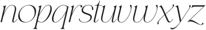 AnalogiSerif-Italic otf (400) Font LOWERCASE