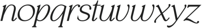 AnalogiSerif-Italic otf (700) Font LOWERCASE