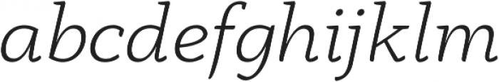 Anaphora Light Italic otf (300) Font LOWERCASE