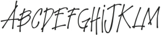 AnarchistWish otf (500) Font UPPERCASE