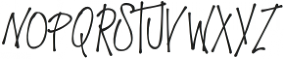 AnarchistWish otf (500) Font LOWERCASE