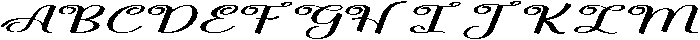 Anastasia Regular otf (400) Font UPPERCASE