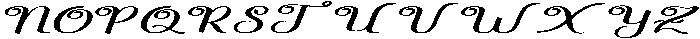 Anastasia Regular otf (400) Font UPPERCASE