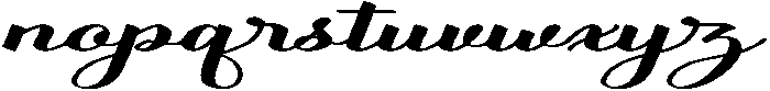 Anastasia Regular otf (400) Font LOWERCASE