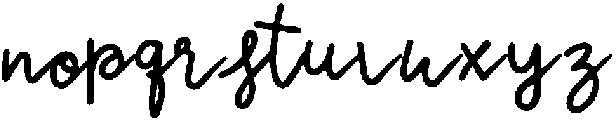 Anastasia otf (400) Font LOWERCASE