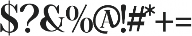 Anathesia serif otf (400) Font OTHER CHARS