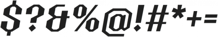 Anatolian Extra Bold Italic otf (700) Font OTHER CHARS