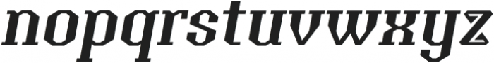 Anatolian Semi Bold Italic otf (600) Font LOWERCASE