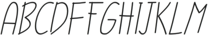 Anatomi Italic otf (400) Font UPPERCASE