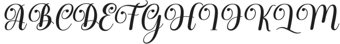 AnbertaItalic-Regular otf (400) Font UPPERCASE