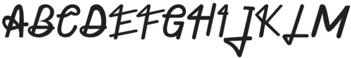 Anbery-Regular otf (400) Font UPPERCASE