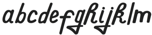 Anbery-Regular otf (400) Font LOWERCASE