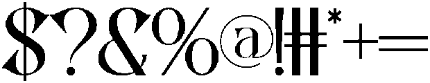 Ancestral Blueprint Regular otf (400) Font OTHER CHARS