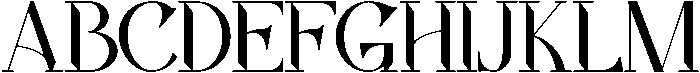 Ancestral Blueprint Regular otf (400) Font UPPERCASE