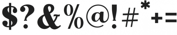 Anchoe Regular otf (400) Font OTHER CHARS