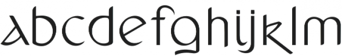 Anchor otf (400) Font LOWERCASE