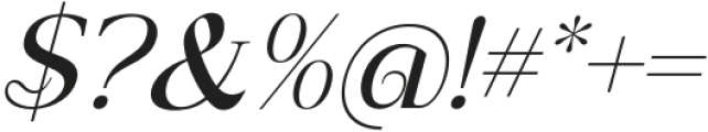 Anchora Italic otf (400) Font OTHER CHARS
