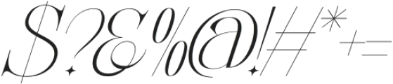 Ancient Greece Regular Italic otf (400) Font OTHER CHARS