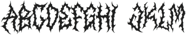 Ancient Serpent otf (400) Font LOWERCASE