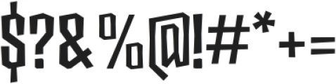 Ancoa Bold otf (700) Font OTHER CHARS