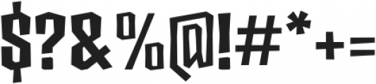 Ancoa Extra Bold otf (700) Font OTHER CHARS