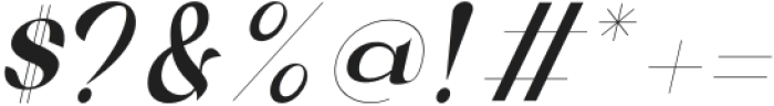 Andaman-Italic otf (400) Font OTHER CHARS