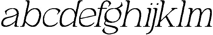 Andance Light Italic otf (300) FONT
