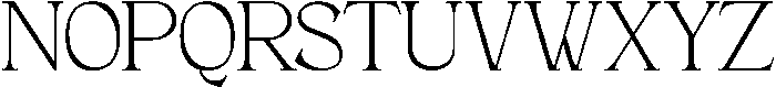 Andance Light otf (300) Font UPPERCASE