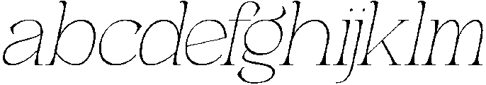 Andance Thin Italic otf (100) FONT