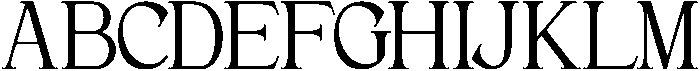 Andance otf (400) Font UPPERCASE
