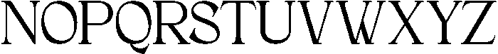 Andance otf (400) Font UPPERCASE