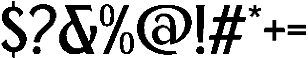 Andarillo Medium otf (500) Font OTHER CHARS