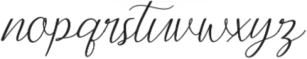 Andella Regular ttf (400) Font LOWERCASE