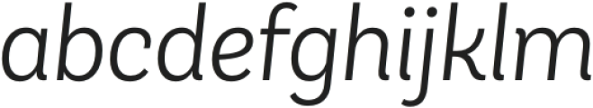 AndesNeue Alt 2 Light it otf (300) Font LOWERCASE