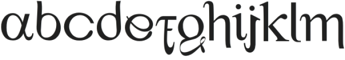 Andety Regular otf (400) Font LOWERCASE