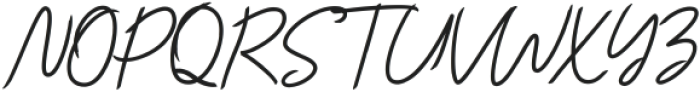 Andiela Sathony Script ttf (400) Font UPPERCASE